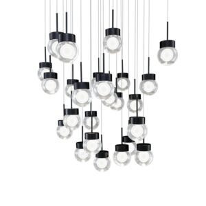 Double Bubble LED Pendant in Black by Modern Forms