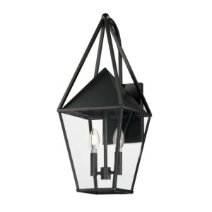 Bavaria  Outdoor Wall Sconce in Black by Maxim