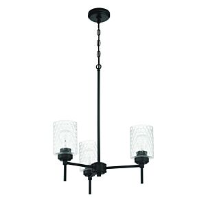 Claire  Chandelier in Flat Black by Craftmade