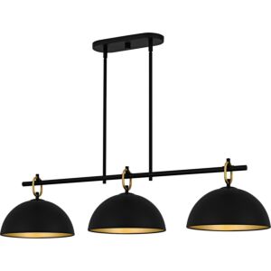 Three Light Linear Chandelier