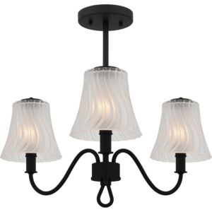 Three Light Semi-Flush Mount