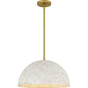 Portia  Pendant in Brushed Gold by Quoizel