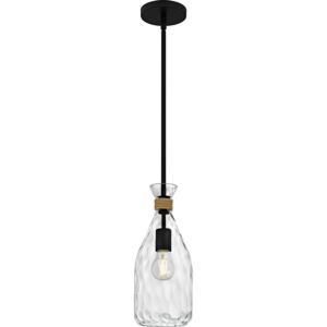 Govada  Mini Pendant in Matte Black by Quoizel