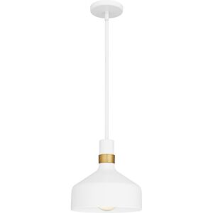 Arbor  Mini Pendant in Matte White by Quoizel