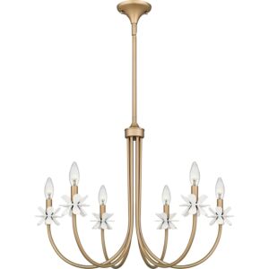 Remy  Chandelier in Bronze Gold by Quoizel