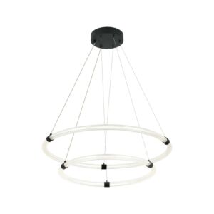 Inkara LED Pendant in Matte Black by Matteo Lighting