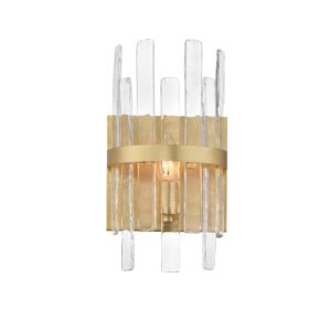 Warren  Wall Sconce in Gold Leaf by Maxim