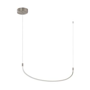 Talis LED Pendant in Brushed Nickel by Kuzco Lighting