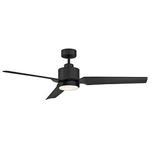  52"Ceiling Fan in Matte Black by Meridian