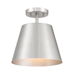 1-Light  Ceiling Light in Brushed Nickel