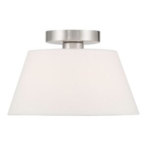 1-Light  Ceiling Light in Brushed Nickel