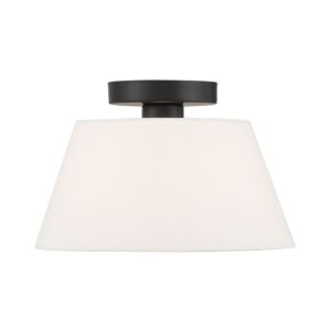 1-Light  Ceiling Light in Matte Black