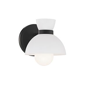  One Light Wall Sconce in Matte Black by Meridian