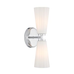 2-Light  Wall Sconce in Chrome