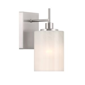 1-Light  Wall Sconce in Brushed Nickel