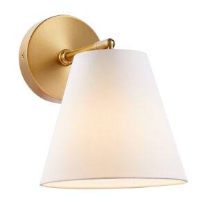 1-Light  Wall Sconce in Natural Brass 