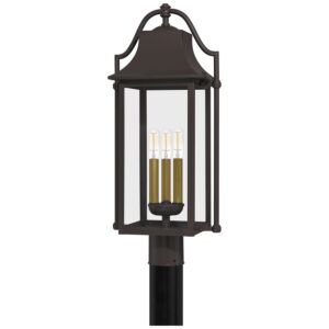 Manning 3-Light Outdoor Post Mount in Western Bronze