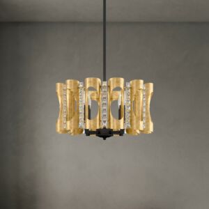 Twilight Four Light Pendant in Heirloom Gold by Schonbek