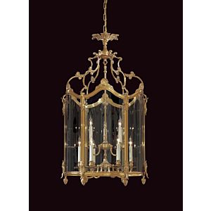 Metropolitan Collection Nine Light Foyer Pendant in French Gold by Metropolitan