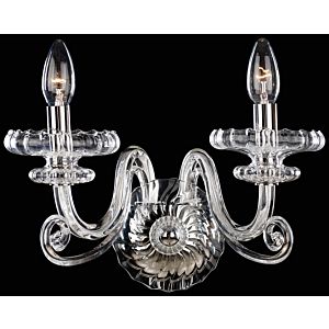 Metropolitan Two Light Wall Sconce in Chrome by Metropolitan