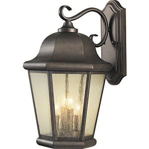 Generation Lighting Martinsville 12" Outdoor Wall Lantern in Corinthian Bronze