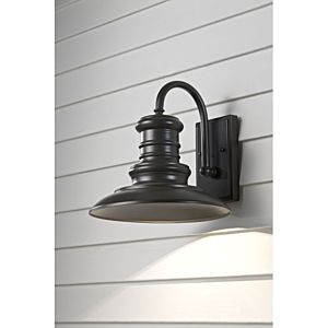 Generation Lighting Redding Station LED Outdoor Wall Light in Restoration Bronze