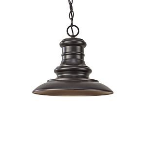 Generation Lighting Redding Station 11" Outdoor Hanging Light in Restoration Bronze Finish