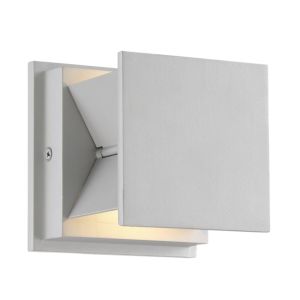 Baffled LED Wall Sconce in Silver Dust by George Kovacs