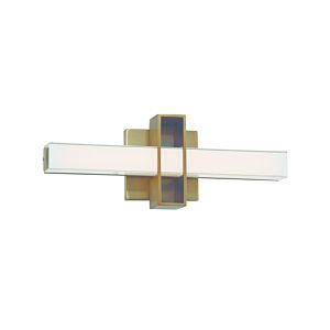 George Kovacs Major Bathroom Vanity Light in Aged Brass