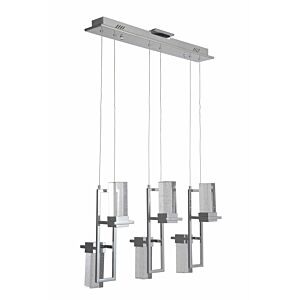 Craftmade Led Pendant 6-Light 5" Pendant Light in Chrome