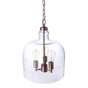 Craftmade Jackson 3-Light Pendant in Satin Brass