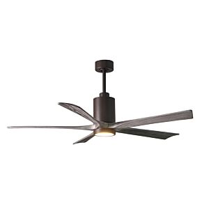 Patricia 1-Light 60" Ceiling Fan in Textured Bronze