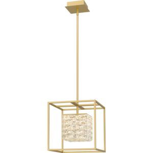 Dazzle LED Pendant in Soft Gold by Quoizel