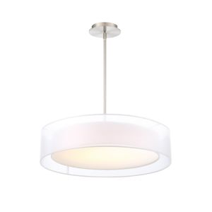  Metropolis Pendant Light in Brushed Nickel