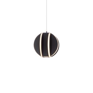 Carillion 1-Light LED Chandelier in Black