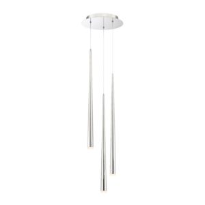 Cascade 3-Light 12" in Polished Nickel