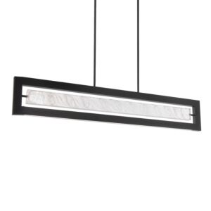 Equilibrium 1-Light LED Chandelier in Black