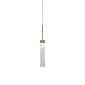 Modern Forms Minx Pendant Light in Aged Brass