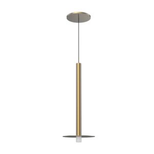 Elixir LED Pendant in Brushed Gold by Kuzco Lighting