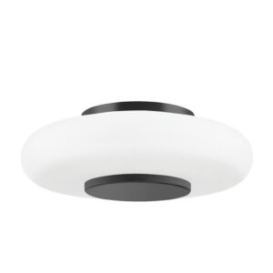 Blyford 1-Light LED Flush Mount in Black Nickel