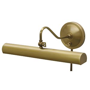 Library Two Light Wall Lamp in Weathered Brass by House of Troy