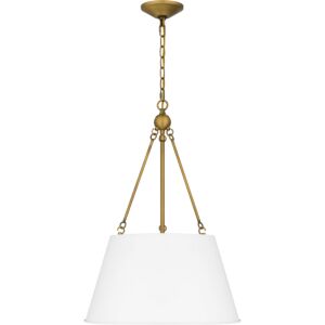 Quoizel Pendant Four Light Pendant in Matte White by Quoizel