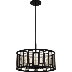 Quoizel Pendant 4-Light Pendant in Matte Black