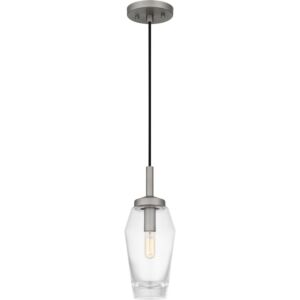 Quoizel Piccolo Pendant 1-Light Mini Pendant in Antique Nickel