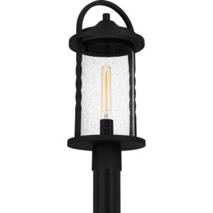 Reece 1-Light Outdoor Post Mount in Earth Black