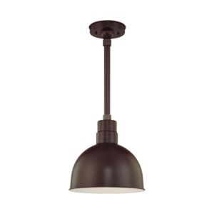 R Series One Light Pendant in Architectural Bronze by Millennium