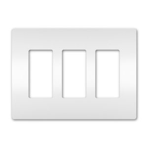 LeGrand Radiant Screwless Wall Plate in White