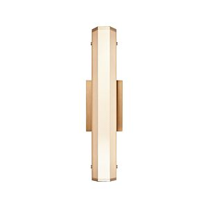 Pelermos LED Wall Sconce in Aged Gold Brass by Matteo Lighting