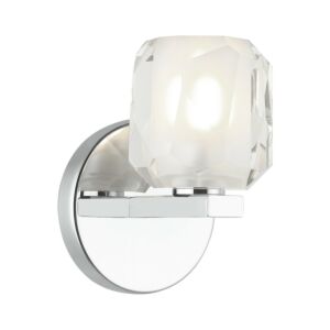 Carleton One Light Vanity in Chrome by Matteo Lighting