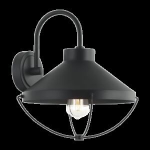 Matteo Fable 1-Light Wall Sconce In Matte Black